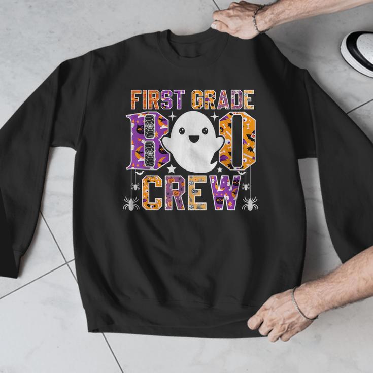 First Grade Boo Crew Teacher Student Halloween Costume Men Graphic Sweatshirt, First Grade Teacher Gifts, funny design