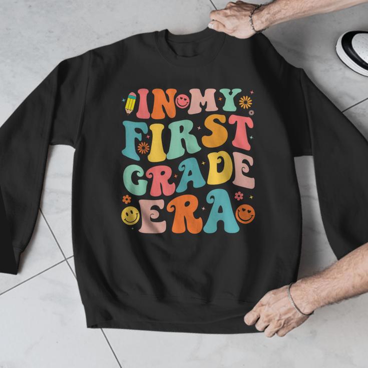 In My First Grade Era 1st Grade Teacher Back To School Men Graphic Sweatshirt, First Grade Teacher Gifts, funny design