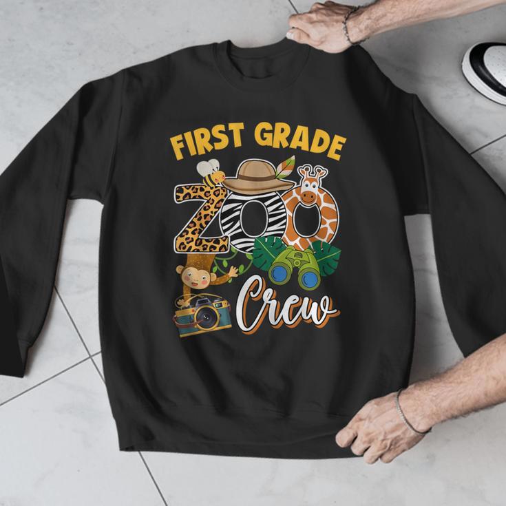 First Grade Zoo Field Trip Squad Matching Teacher Students Men Graphic Sweatshirt, First Grade Teacher Gifts, funny design First Grade Zoo Field Trip Squad Matching Teacher Students Men Graphic Sweatshirt, First Grade Teacher Gifts, funny design