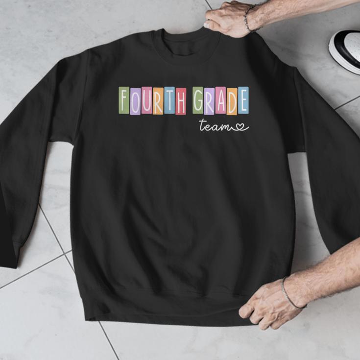 Fourth Grade Team 4th Grade Teacher Girls Boys Men Graphic Sweatshirt, 4th Grade Teacher Gifts, funny design