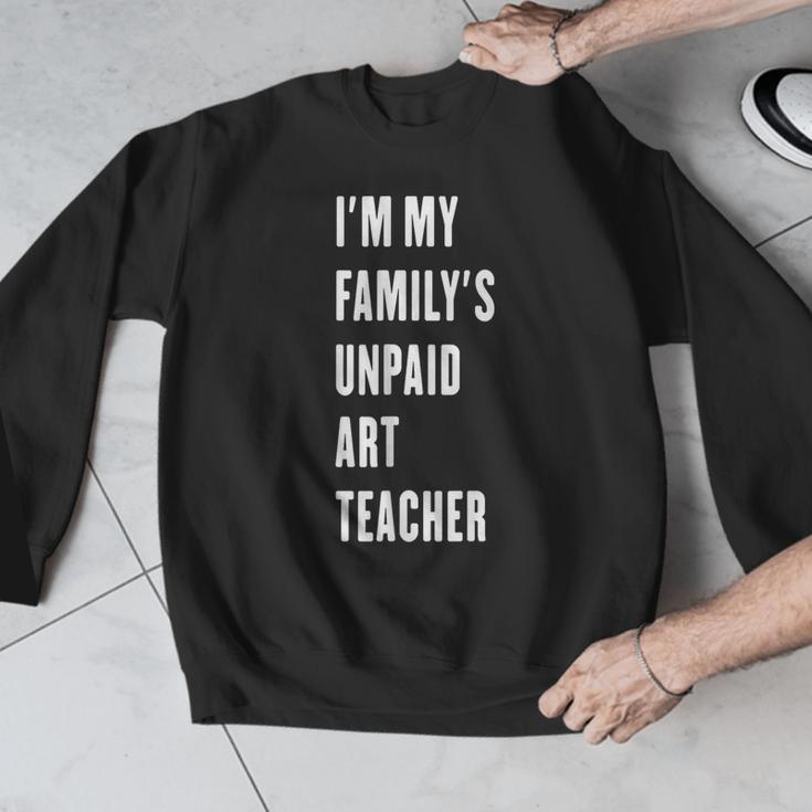 Funny Art Teacher Men Graphic Sweatshirt, funny design