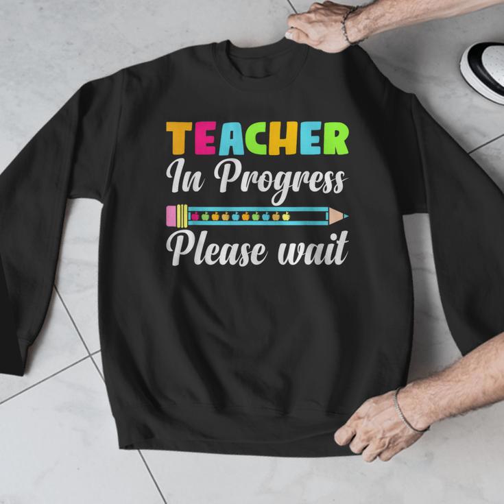 Future Teacher Cool Teacher In Progress Please Wait Men Graphic Sweatshirt, Future Teacher Gifts, funny design Future Teacher Cool Teacher In Progress Please Wait Men Graphic Sweatshirt, Future Teacher Gifts, funny design