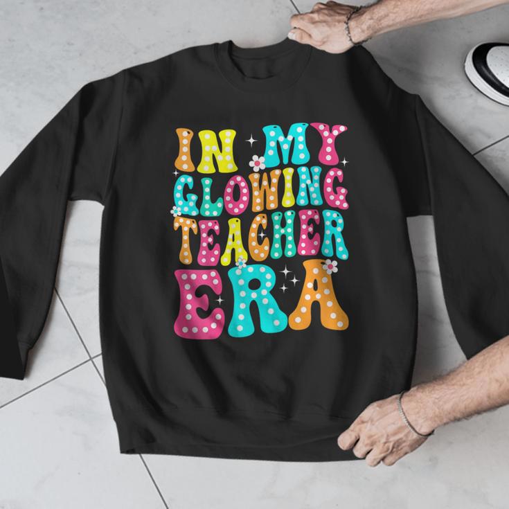 In My Glowing Teacher Era Groovy Colorful Bright Men Graphic Sweatshirt, Groovy Teacher Gifts, funny design In My Glowing Teacher Era Groovy Colorful Bright Men Graphic Sweatshirt, Groovy Teacher Gifts, funny design