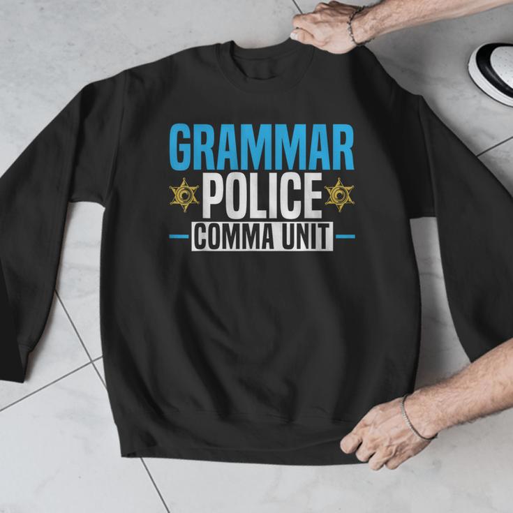 Grammar Police Comma Unit English Teacher Grammar Teacher For Men Women Men Graphic Sweatshirt, English Teacher Gifts, funny design Grammar Police Comma Unit English Teacher Grammar Teacher For Men Women Men Graphic Sweatshirt, English Teacher Gifts, funny design