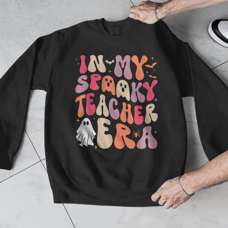 Groovy In My Spooky Teacher Era Halloween Party Boo Men Graphic Sweatshirt, Groovy Teacher Gifts, funny design