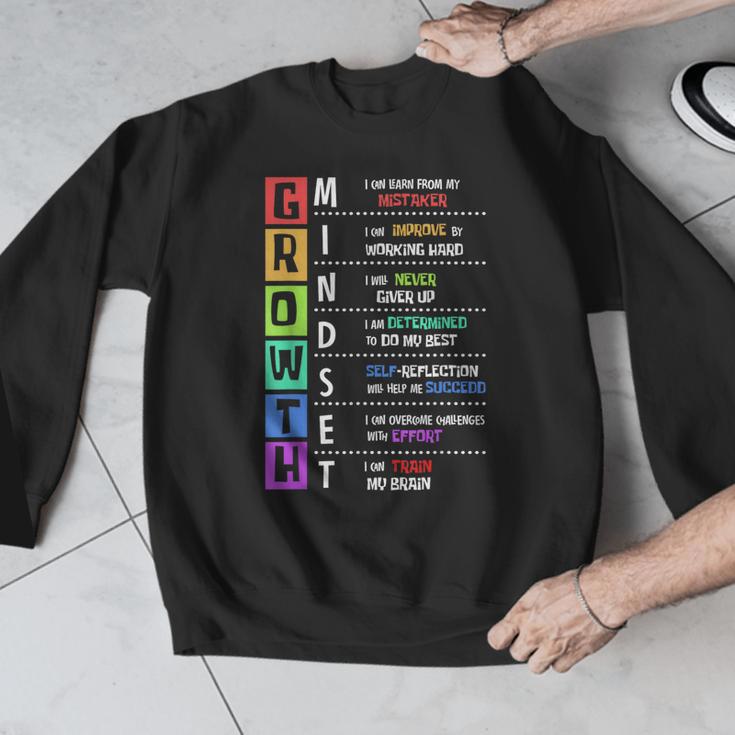 Growth Mindset Positive Motivational Classroom Teacher Learn Men Graphic Sweatshirt, funny design Growth Mindset Positive Motivational Classroom Teacher Learn Men Graphic Sweatshirt, funny design