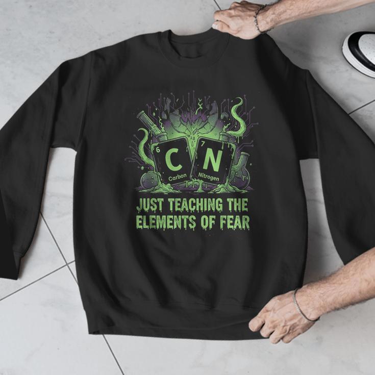 Halloween 67 Meme Science Chemistry Teacher Periodic Table Men Graphic Sweatshirt, Science Teacher Gifts, funny design