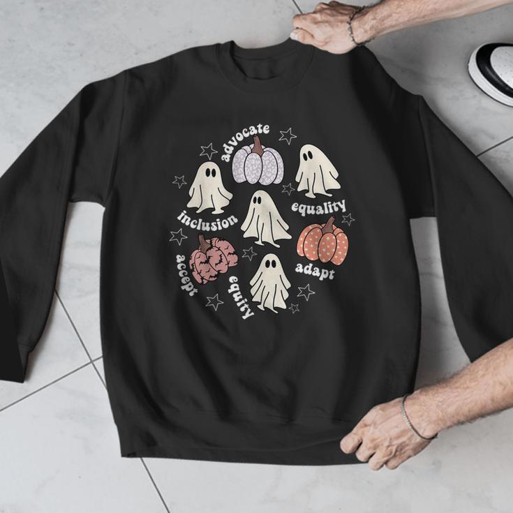 Halloween Advocate Heat Transfers Special Education Teacher Men Women Men Graphic Sweatshirt, funny design