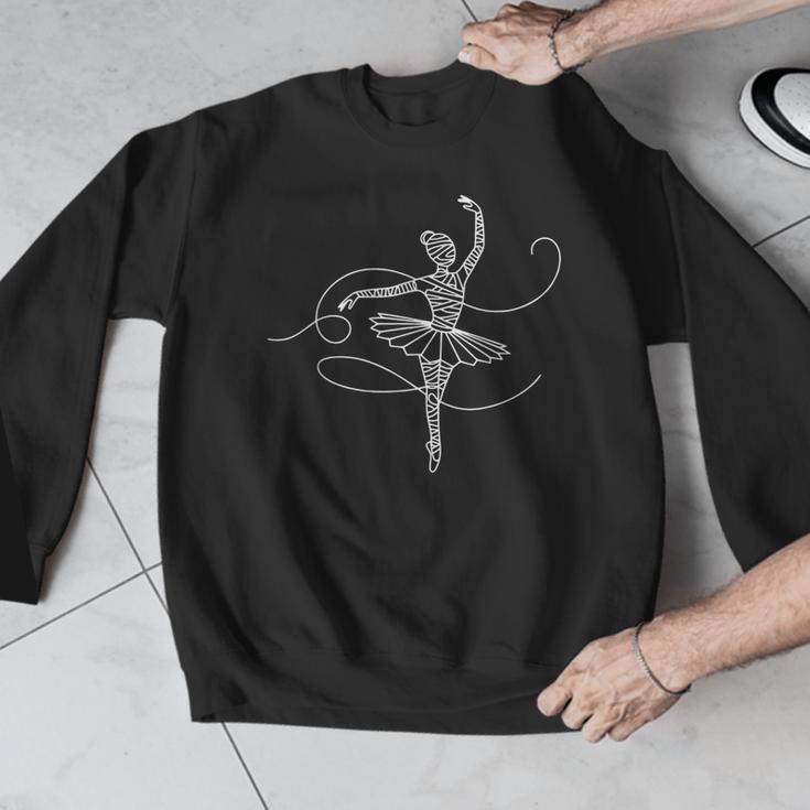 Halloween Ballet Mummy Ballerina Spooky Dance Teacher Women Men Graphic Sweatshirt, funny design