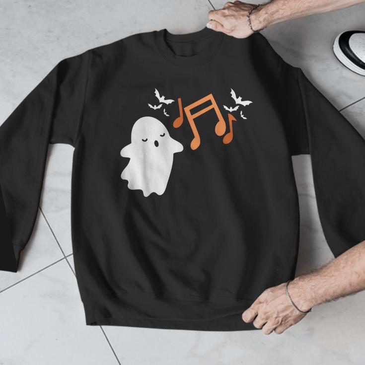 Halloween Music Note Ghost Teacher Fall Musical Instrument Men Graphic Sweatshirt, funny design Halloween Music Note Ghost Teacher Fall Musical Instrument Men Graphic Sweatshirt, funny design