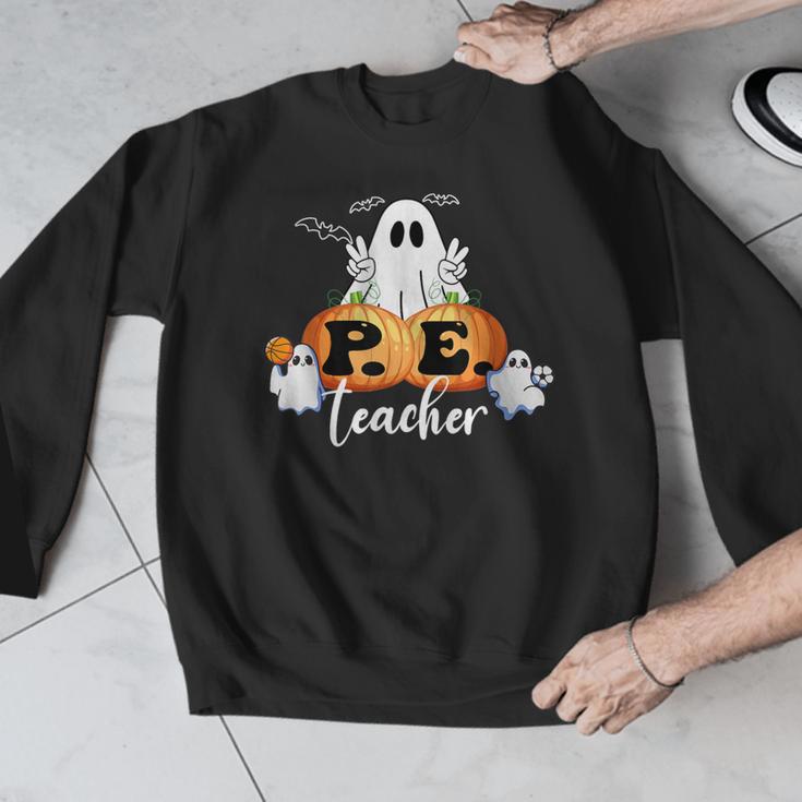 Halloween PE Teacher Ghosts Pumpkins Sports Lover Men Graphic Sweatshirt, Pe Teacher Gifts, funny design Halloween PE Teacher Ghosts Pumpkins Sports Lover Men Graphic Sweatshirt, Pe Teacher Gifts, funny design