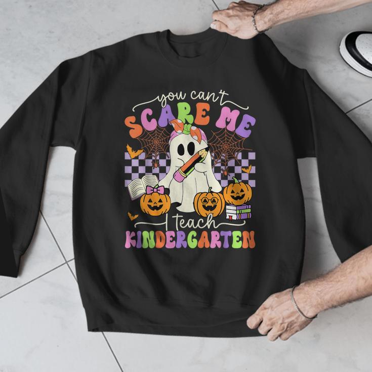 Halloween Teacher You Can't Scare Me I Teach Kindergarten Men Graphic Sweatshirt, funny design