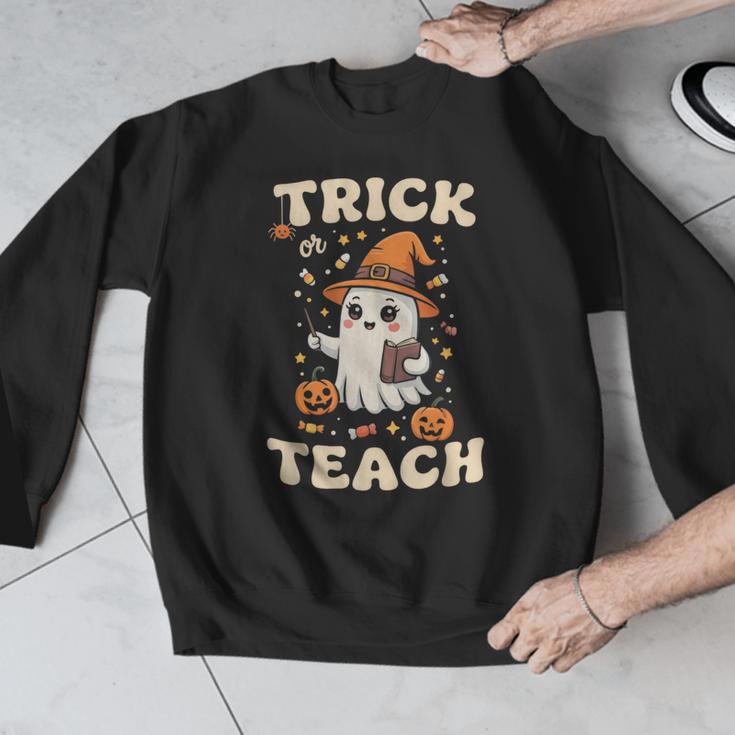 Halloween Teacher Shirts Women School Trick Or Teach Groovy Men Graphic Sweatshirt, Groovy Teacher Gifts, funny design Halloween Teacher Shirts Women School Trick Or Teach Groovy Men Graphic Sweatshirt, Groovy Teacher Gifts, funny design