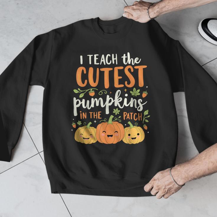 Halloween Teacher I Teach The Cutest Pumpkins In The Patch Men Graphic Sweatshirt, funny design Halloween Teacher I Teach The Cutest Pumpkins In The Patch Men Graphic Sweatshirt, funny design