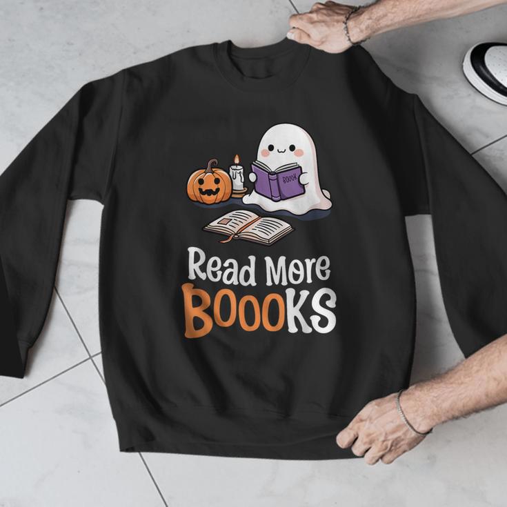 Halloween Teacher Women Cute Reading Ghost Read More Books Men Graphic Sweatshirt, funny design Halloween Teacher Women Cute Reading Ghost Read More Books Men Graphic Sweatshirt, funny design