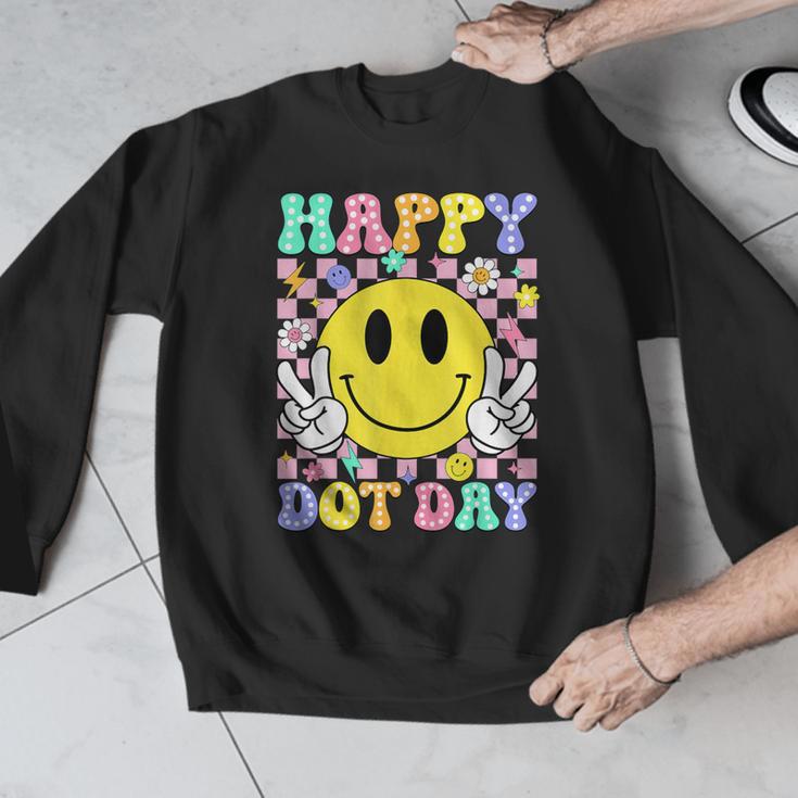 Happy Dot Day Shirts Teacher Student Girls Kids Smile Face Men Graphic Sweatshirt, funny design Happy Dot Day Shirts Teacher Student Girls Kids Smile Face Men Graphic Sweatshirt, funny design