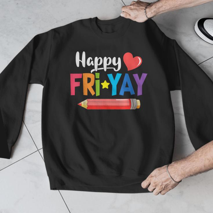 Happy Fri-Yay Friday Lovers Fun Teacher Life Weekend Men Graphic Sweatshirt, funny design Happy Fri-Yay Friday Lovers Fun Teacher Life Weekend Men Graphic Sweatshirt, funny design