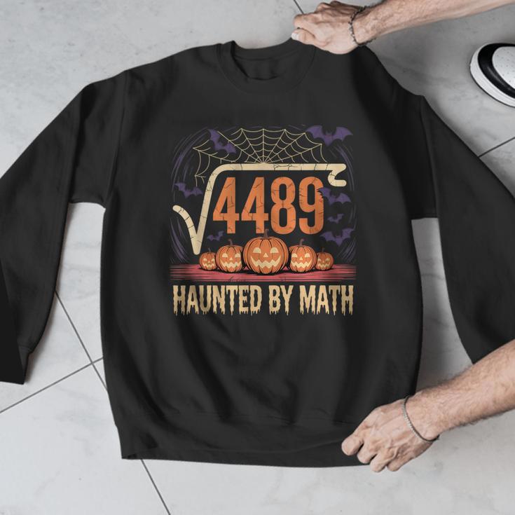 Haunted By Math 67 Meme Math Teacher Square Root 4489 Men Graphic Sweatshirt, funny design