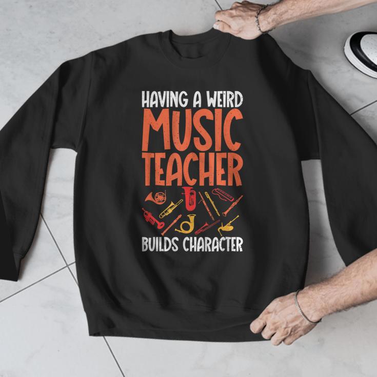 Having a Weird Music Teacher Builds Character Music Teacher Men Graphic Sweatshirt, funny design Having a Weird Music Teacher Builds Character Music Teacher Men Graphic Sweatshirt, funny design