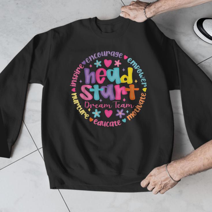 Head Start Dream Team Squad Teacher Headstart Back To School Men Graphic Sweatshirt, funny design Head Start Dream Team Squad Teacher Headstart Back To School Men Graphic Sweatshirt, funny design