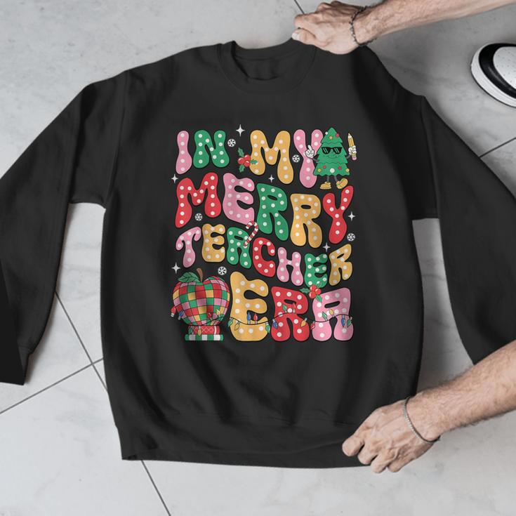 In My Holly Xmas Jolly Teacher Era Teacher Vibes Christmas Men Graphic Sweatshirt, funny design In My Holly Xmas Jolly Teacher Era Teacher Vibes Christmas Men Graphic Sweatshirt, funny design