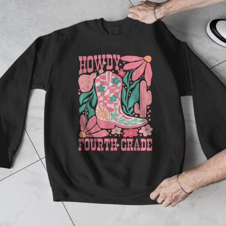 Howdy Fourth Grade Western 4th Grade Teacher Cowboy Cowgirl Men Graphic Sweatshirt, 4th Grade Teacher Gifts, funny design Howdy Fourth Grade Western 4th Grade Teacher Cowboy Cowgirl Men Graphic Sweatshirt, 4th Grade Teacher Gifts, funny design