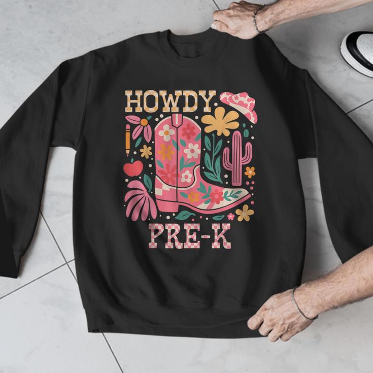 Howdy Pre-K Cowgirls Teacher Back To School Men Graphic Sweatshirt, funny design Howdy Pre-K Cowgirls Teacher Back To School Men Graphic Sweatshirt, funny design