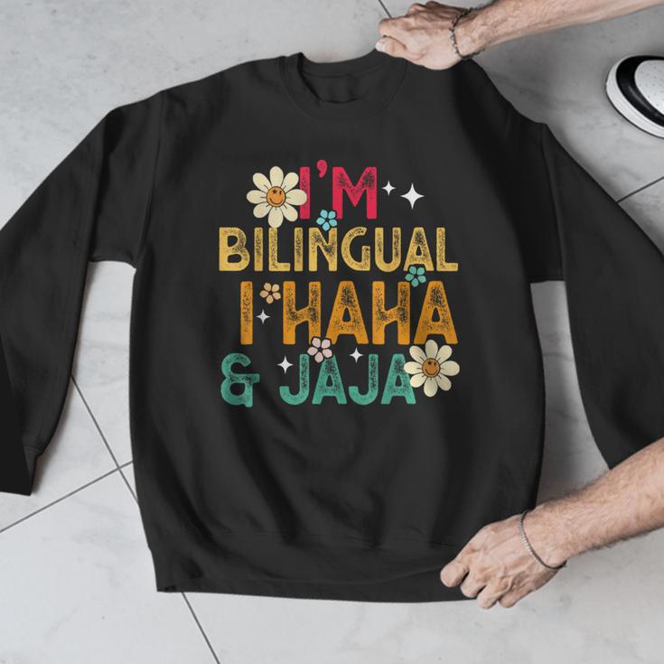 I’m Bilingual I Haha And Jaja Spanish Teacher Bilingual For Men Women Girls Kids Men Graphic Sweatshirt, funny design I’m Bilingual I Haha And Jaja Spanish Teacher Bilingual For Men Women Girls Kids Men Graphic Sweatshirt, funny design