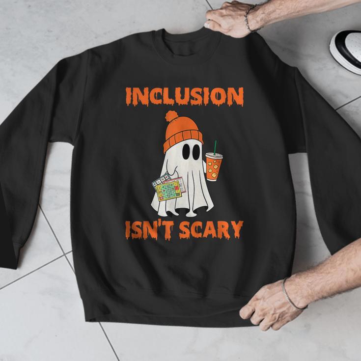 Inclusion Isn't Scary Shirt Halloween SLP Sped Teacher Men Graphic Sweatshirt, funny design