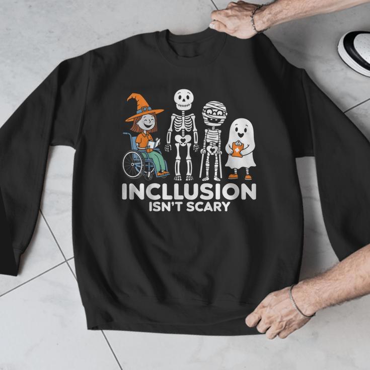 Inclusion Isn't Scary SLP Halloween Costume Sped Teacher Men Graphic Sweatshirt, funny design Inclusion Isn't Scary SLP Halloween Costume Sped Teacher Men Graphic Sweatshirt, funny design