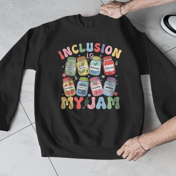 Inclusion Is My Jam SPED Teacher Special Education Life Men Graphic Sweatshirt, funny design Inclusion Is My Jam SPED Teacher Special Education Life Men Graphic Sweatshirt, funny design