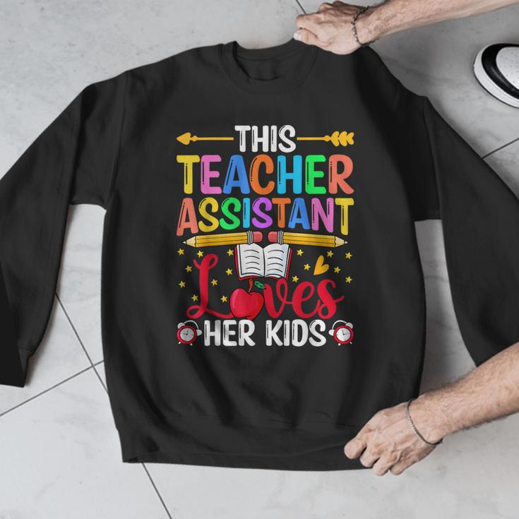 Instructional Assistant Loves Her Kids Teacher Assistant Men Graphic Sweatshirt, funny design Instructional Assistant Loves Her Kids Teacher Assistant Men Graphic Sweatshirt, funny design