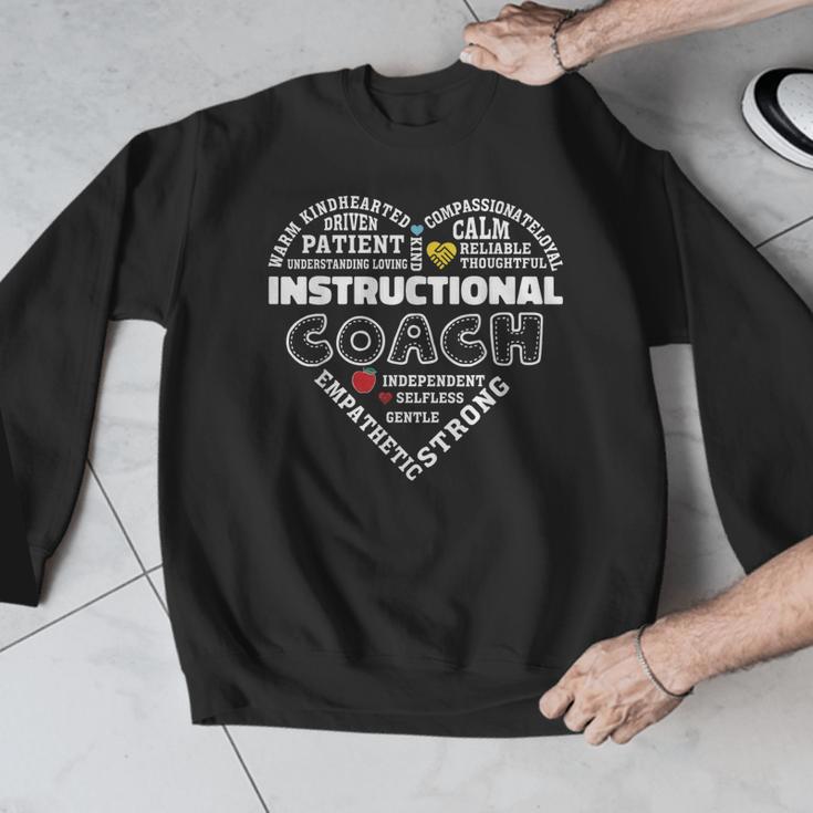 Instructional Coach Heart Teachers Appreciation Men Graphic Sweatshirt, funny design Instructional Coach Heart Teachers Appreciation Men Graphic Sweatshirt, funny design