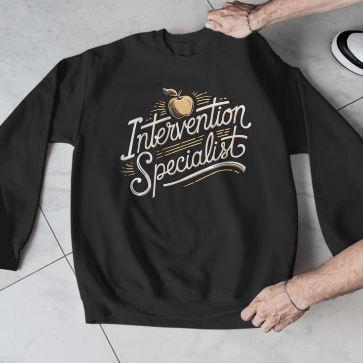Intervention Teacher Intervention Specialist Men Graphic Sweatshirt, funny design Intervention Teacher Intervention Specialist Men Graphic Sweatshirt, funny design