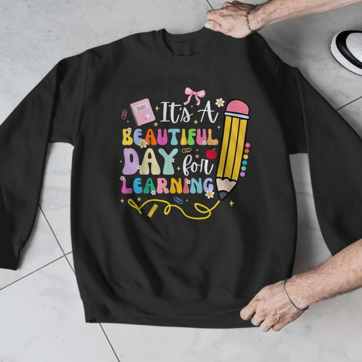 It's Beautiful Day For Learning Teacher Students Girls Boys Men Graphic Sweatshirt, funny design It's Beautiful Day For Learning Teacher Students Girls Boys Men Graphic Sweatshirt, funny design