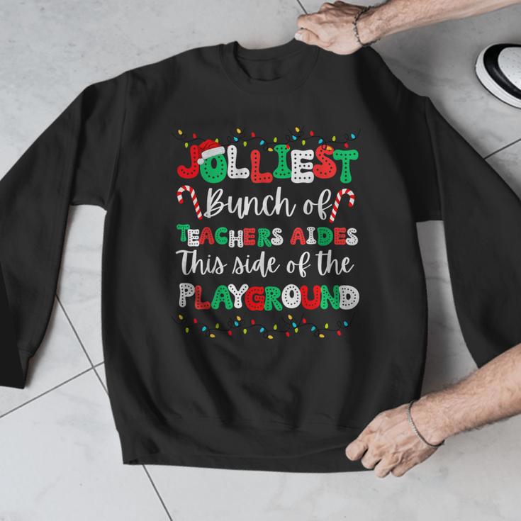Jolliest Bunch Of Teachers Aides This Side Of The Playground Men Graphic Sweatshirt, funny design Jolliest Bunch Of Teachers Aides This Side Of The Playground Men Graphic Sweatshirt, funny design