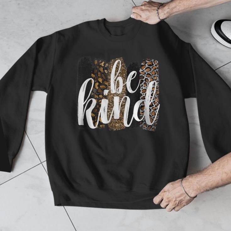 Be Kind Women Inspirational Teacher Animal Print Men Graphic Sweatshirt, funny design Be Kind Women Inspirational Teacher Animal Print Men Graphic Sweatshirt, funny design