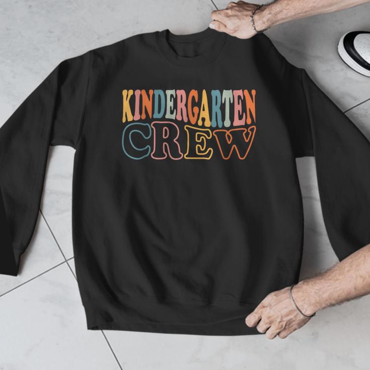 Kinder Crew Kindergarten Teacher First 1st Day Of School Men Graphic Sweatshirt, funny design Kinder Crew Kindergarten Teacher First 1st Day Of School Men Graphic Sweatshirt, funny design