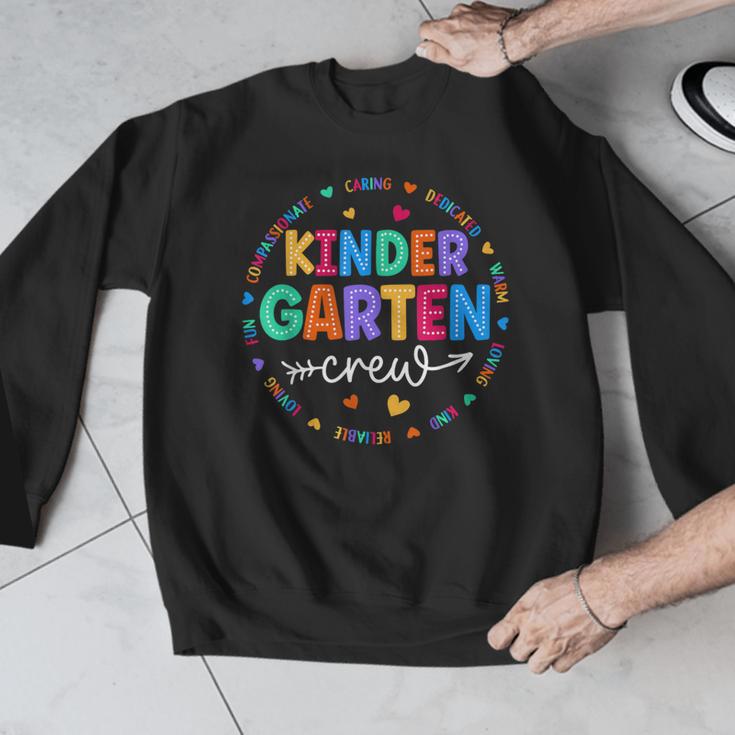 Kindergarten Crew Back To School Kindergarten Teacher Kids Men Graphic Sweatshirt, funny design