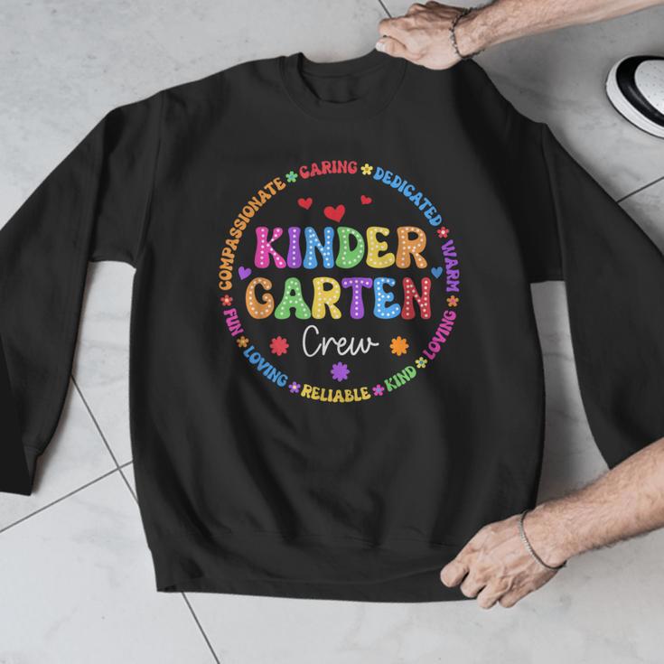 Kindergarten Crew Funy Back To School Teachers Kids Students Men Graphic Sweatshirt, funny design