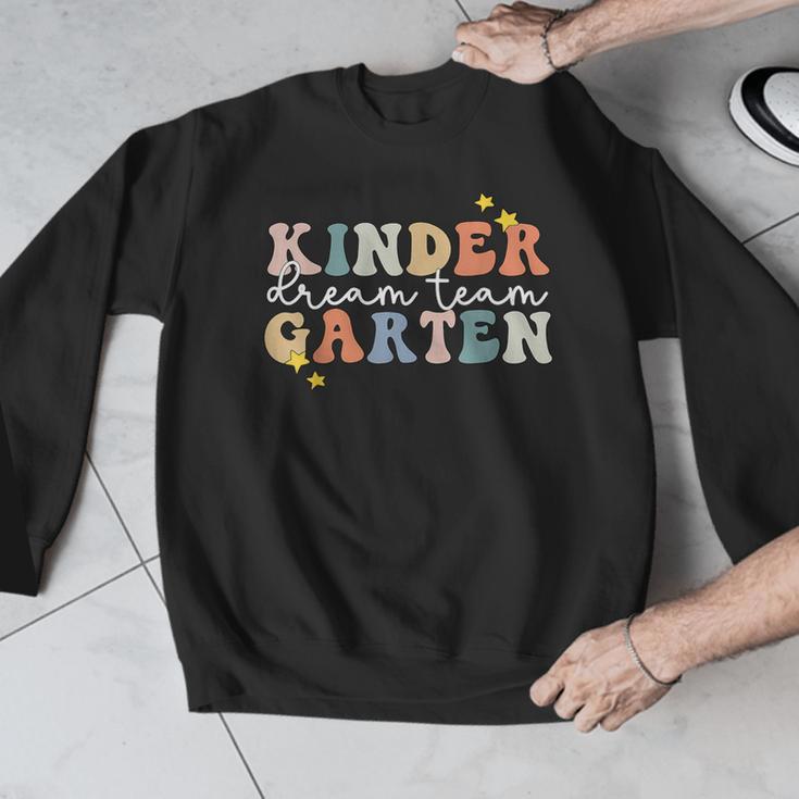 Kindergarten Dream Team Teacher Back To School Men Graphic Sweatshirt, funny design Kindergarten Dream Team Teacher Back To School Men Graphic Sweatshirt, funny design