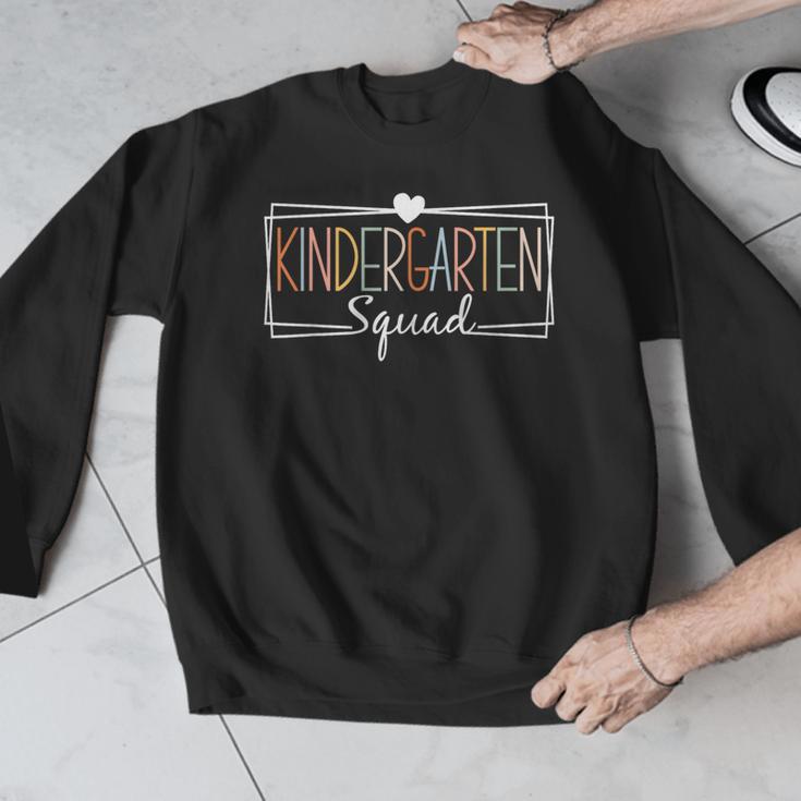 Kindergarten Squad Teachers Kids Kindergarten Back To School Men Graphic Sweatshirt, funny design Kindergarten Squad Teachers Kids Kindergarten Back To School Men Graphic Sweatshirt, funny design