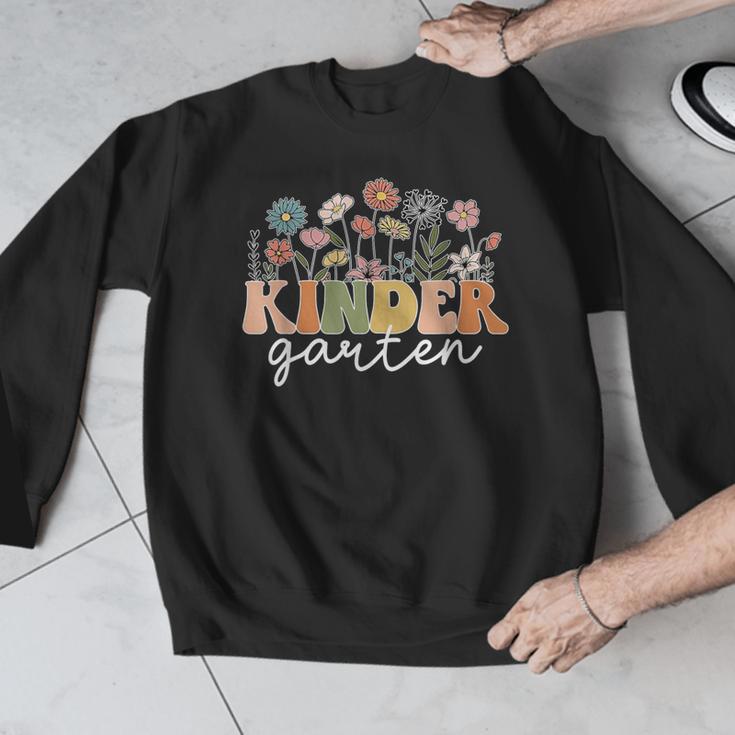 Kindergarten Teacher Wildflower Back To School Floral Outfit Men Women Men Graphic Sweatshirt, funny design
