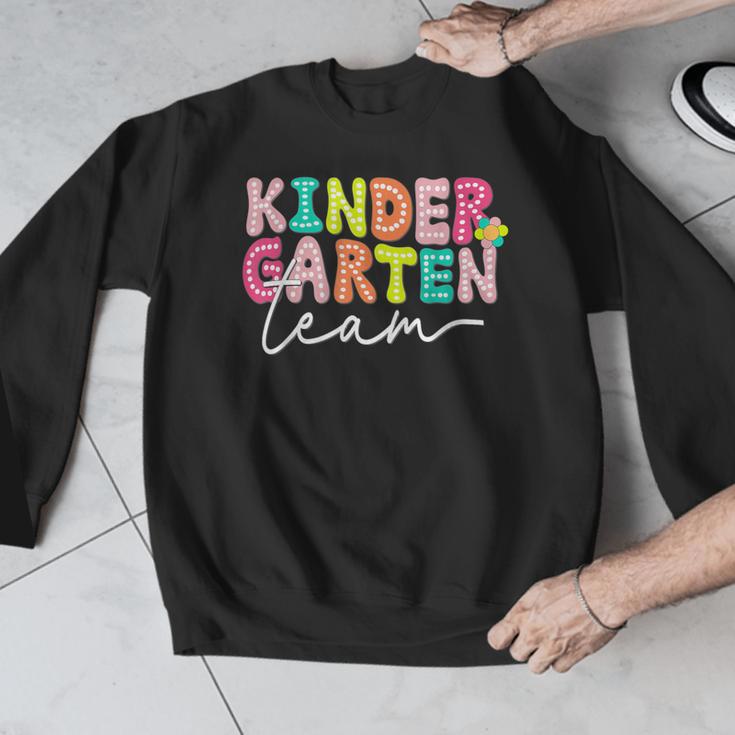 Kindergarten Team Teacher Back To School Kindergarten Squad Men Graphic Sweatshirt, funny design Kindergarten Team Teacher Back To School Kindergarten Squad Men Graphic Sweatshirt, funny design