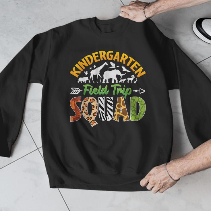 Kindergarten Zoo Field Trip Squad Matching Teacher Students Men Graphic Sweatshirt, funny design
