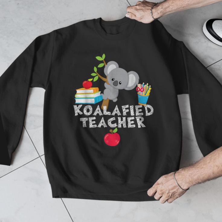 Koalafied Teacher Proud School Teacher Koala Cute T-Shirt Men Graphic Sweatshirt, funny design Koalafied Teacher Proud School Teacher Koala Cute T-Shirt Men Graphic Sweatshirt, funny design