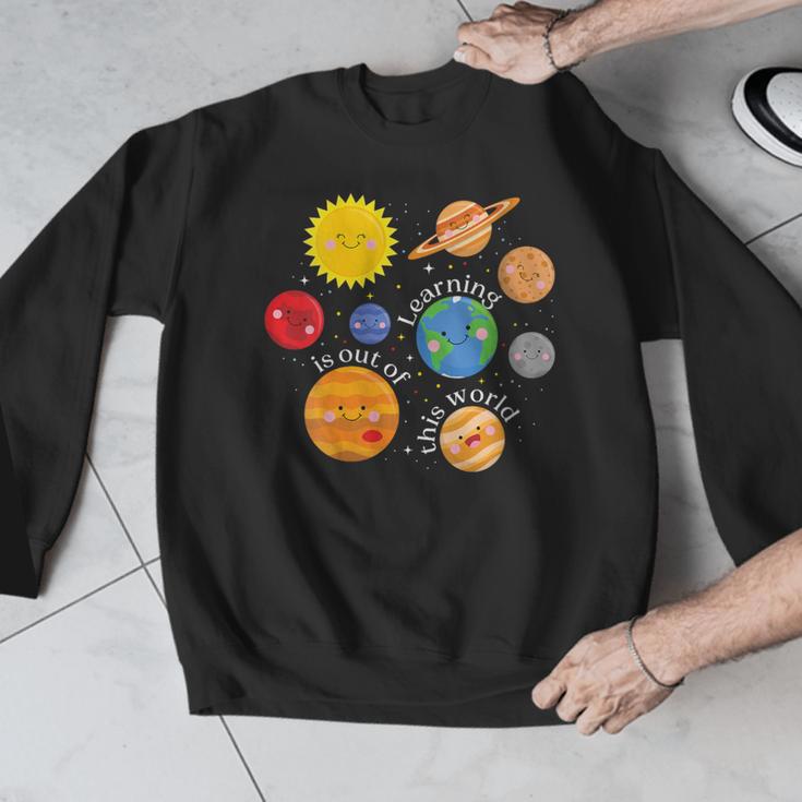 Learning Is Out Of This World Science Teacher Planets Men Graphic Sweatshirt, Science Teacher Gifts, funny design Learning Is Out Of This World Science Teacher Planets Men Graphic Sweatshirt, Science Teacher Gifts, funny design