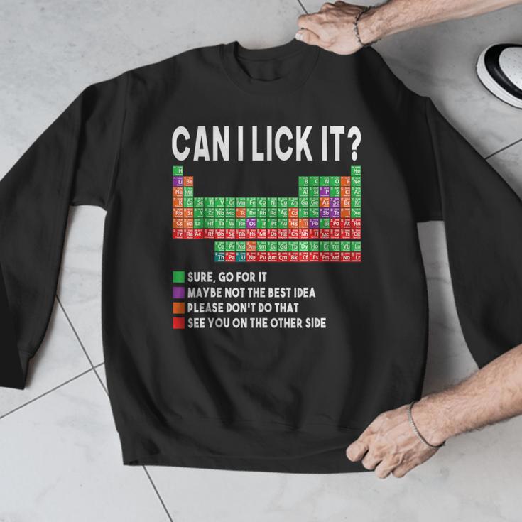 Can I Lick It Periodic Table Science Teacher Boy And Girls Men Graphic Sweatshirt, Science Teacher Gifts, funny design Can I Lick It Periodic Table Science Teacher Boy And Girls Men Graphic Sweatshirt, Science Teacher Gifts, funny design