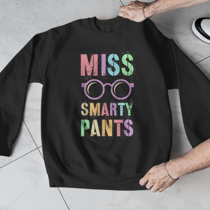 Little MISS SMARTY PANTS School Grad Teacher Last Day Men Graphic Sweatshirt, funny design Little MISS SMARTY PANTS School Grad Teacher Last Day Men Graphic Sweatshirt, funny design