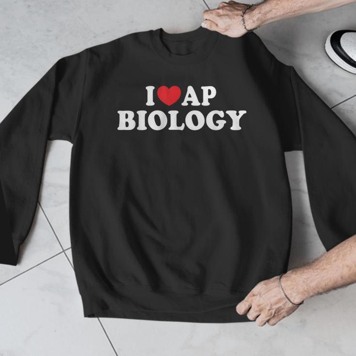 I Love AP Biology I Heart AP Biology Teachers Students For Men Women Kids Men Graphic Sweatshirt, funny design
